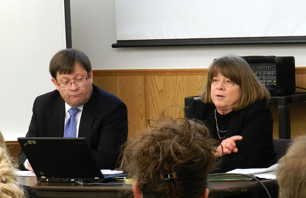 Chris Leh and Kate Raabe